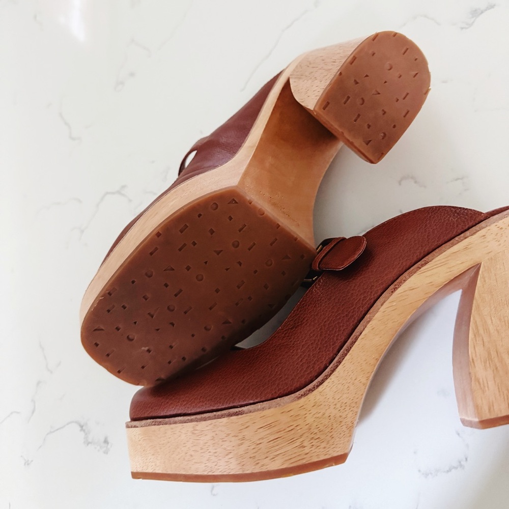CHARLOTTE STONE Charis High Heel Mary Jane Slip-On Clog - Picture 4 of 5